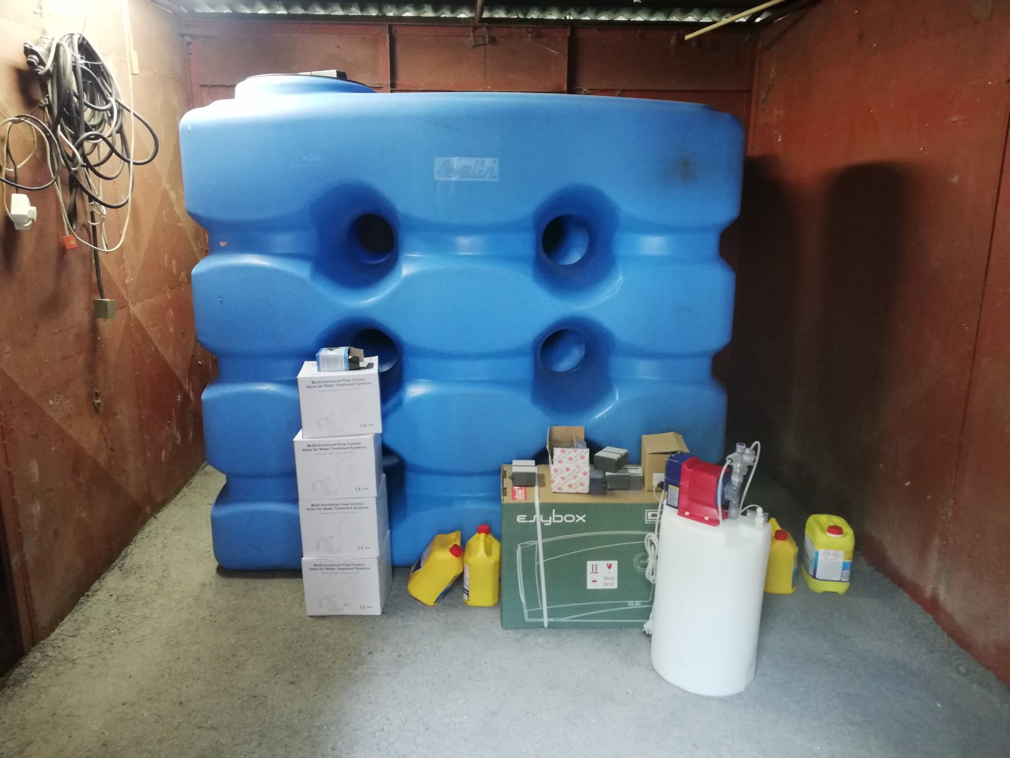 Instalace plně automatické vodárny Instalace plně automatické vodárny